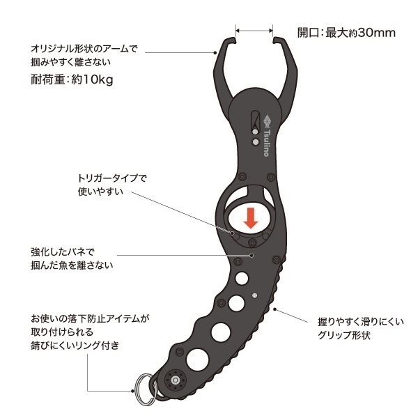 アルミフィッシュグリップ